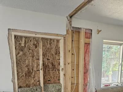 Rough and finishing carpentry work — project 3
