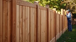 Fencing work by Pahlavan General Contracting